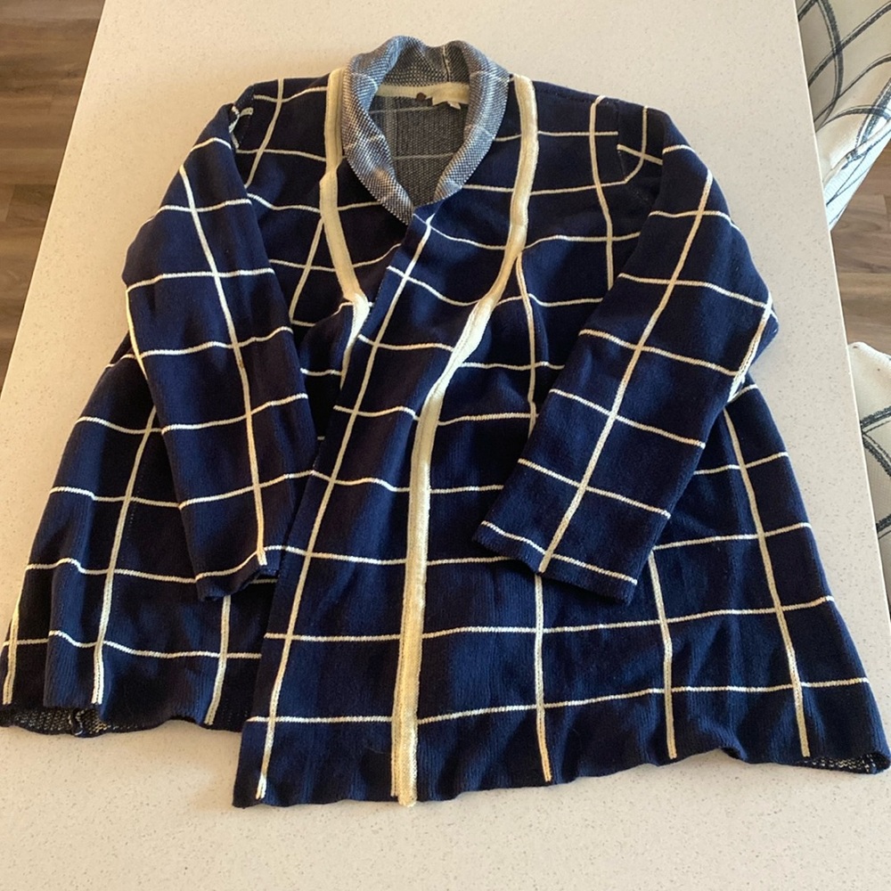 ModCloth Windowpane Cardigan